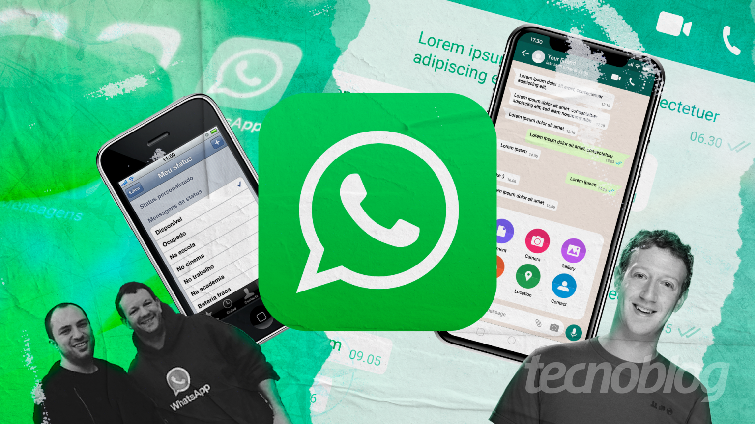 primeira versão do whatsapp