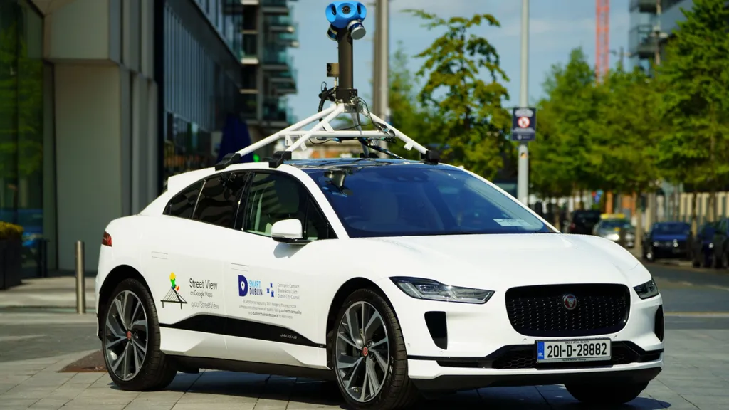 como funciona o carro do Google Maps