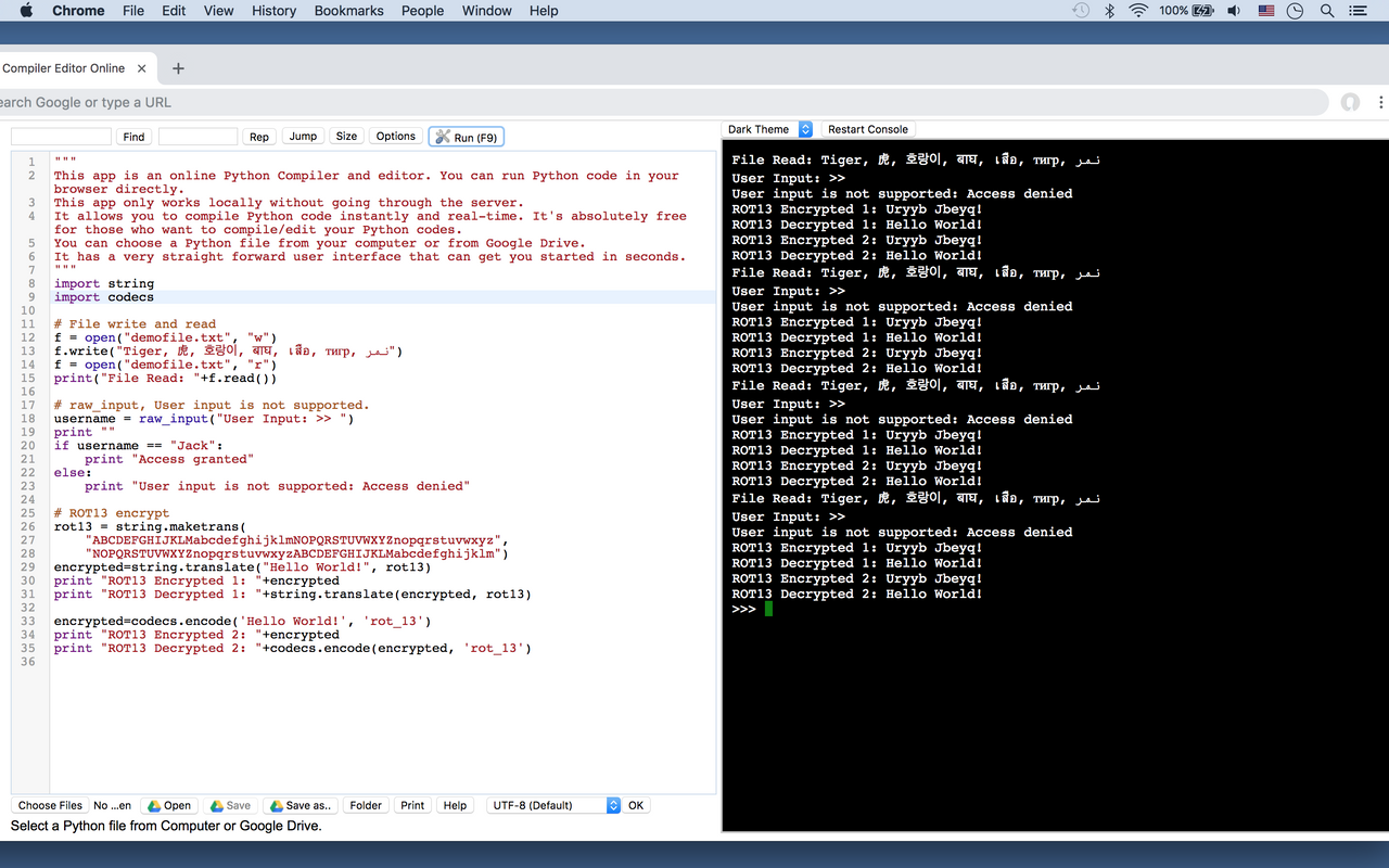 editor python online
