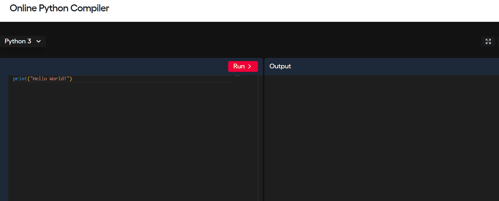 executar python no navegador
