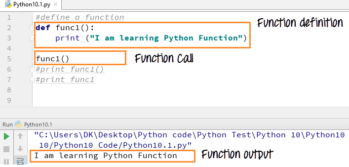 sintaxe def python