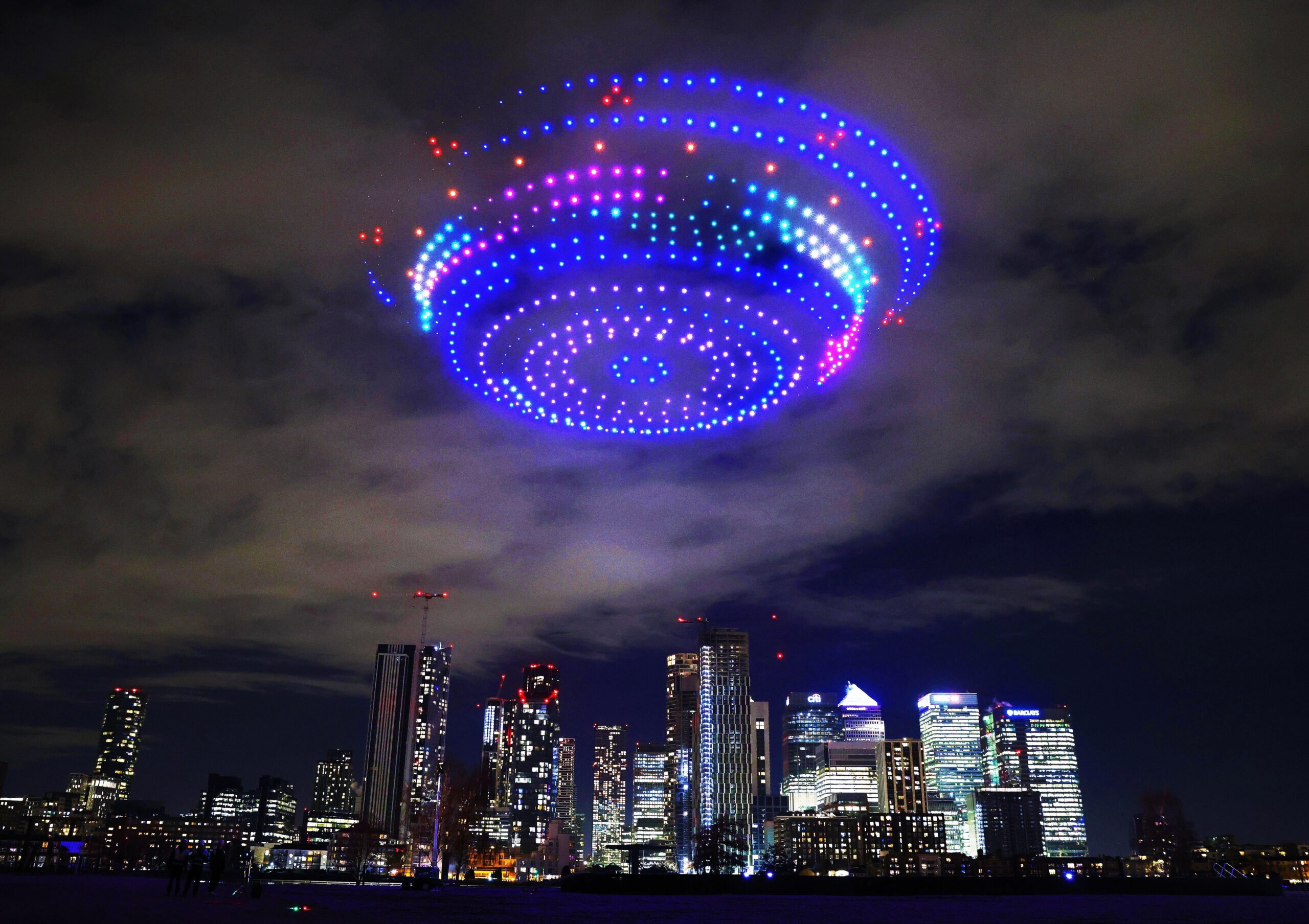 shows de luzes com drones