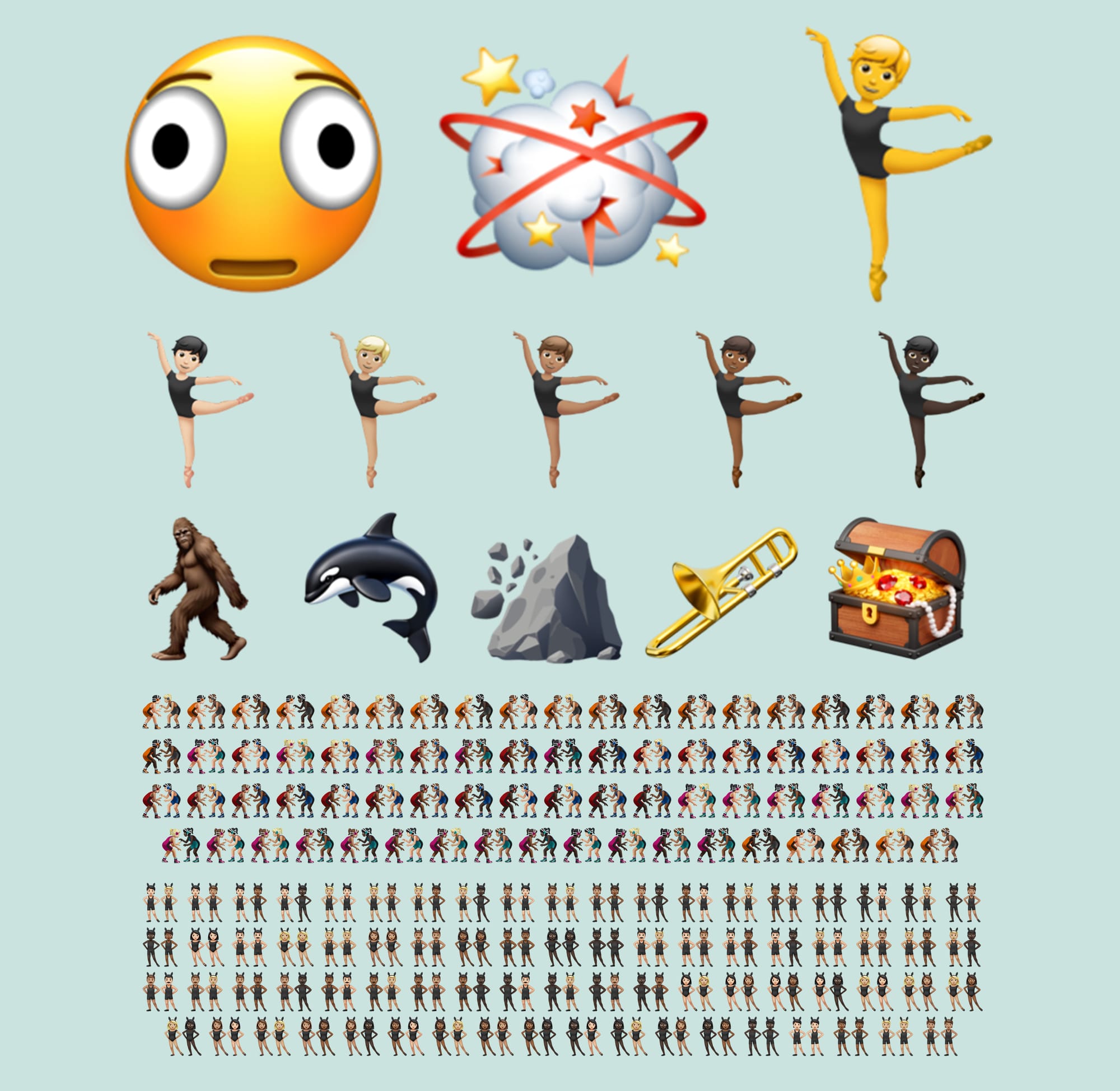 lista completa emojis ios mais recentes