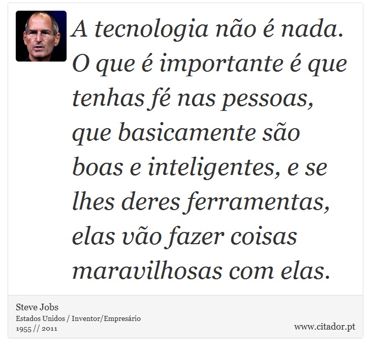 frases sobre o futuro da tecnologia