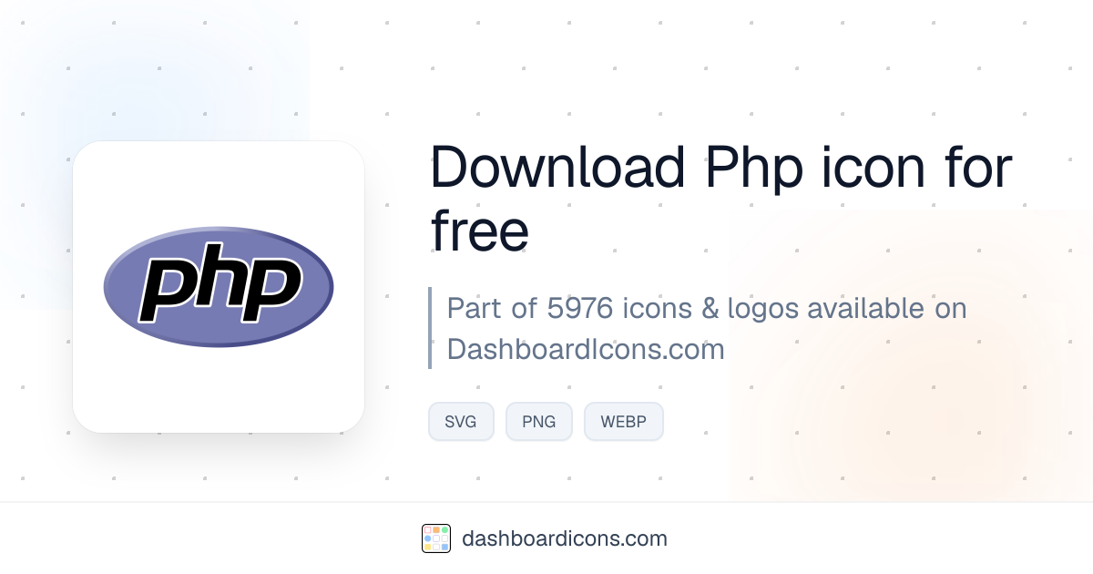 ícone PHP CSS