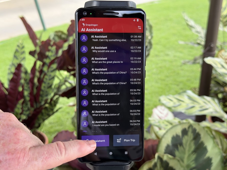 Recursos de IA nativos em celulares