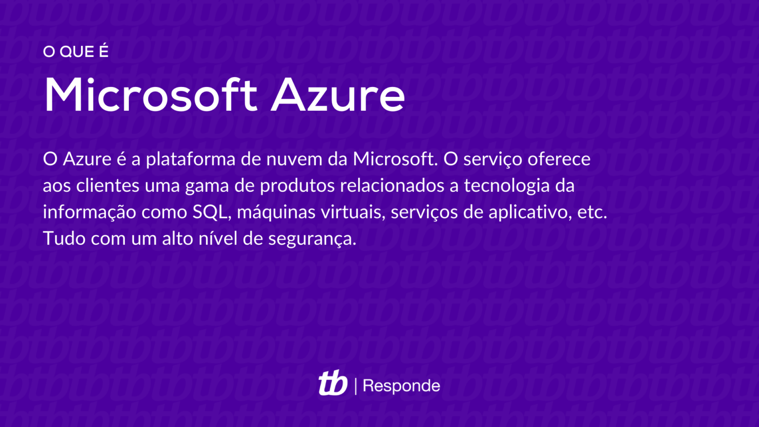 plataforma de nuvem da Microsoft