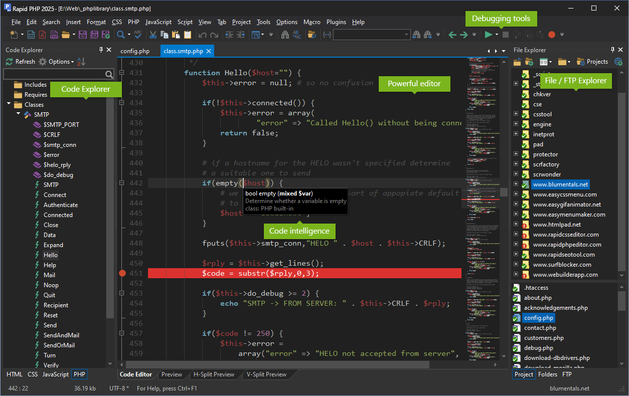 executar php online