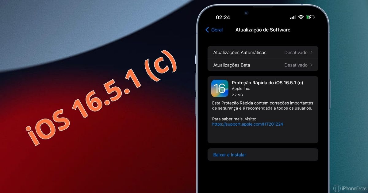 correção rápida iOS