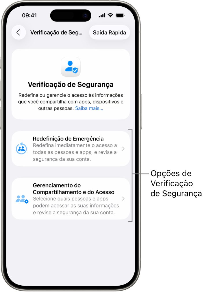 como ativar proteção rápida iOS