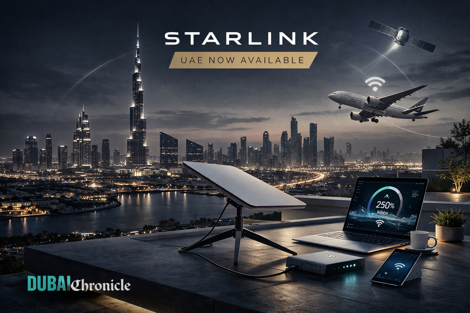 internet satelital Dubai